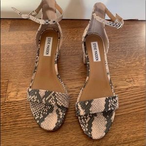 Steve Madden Snakeskin sandals